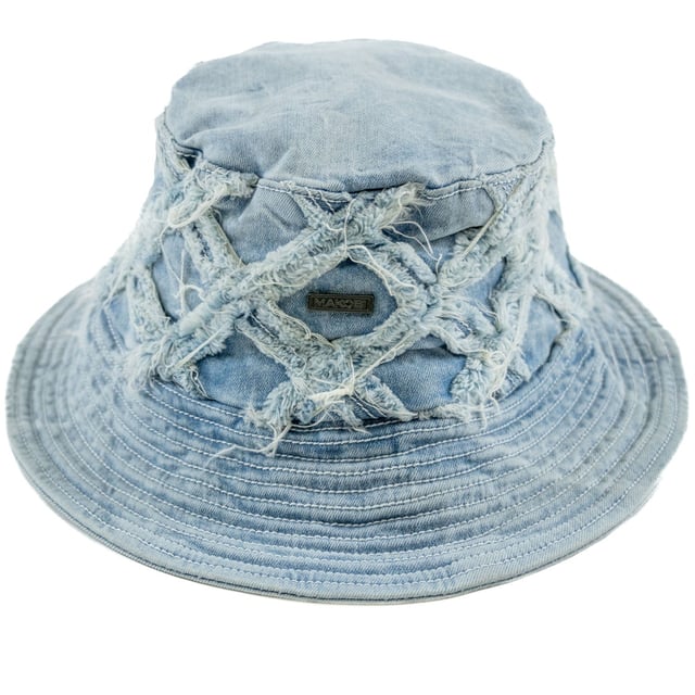 M016 Rinaldi Denim Bucket Hat - Light Wash