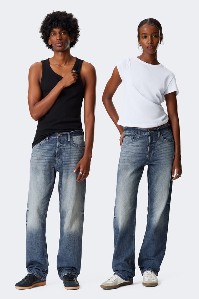 Jean droit standard taille mi-haute Orbit