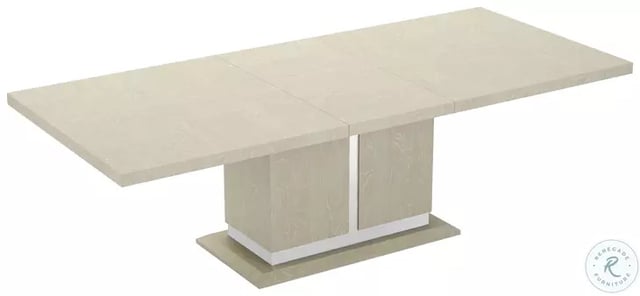 Chiara Light Walnut Extendable Rectangular Dining Table