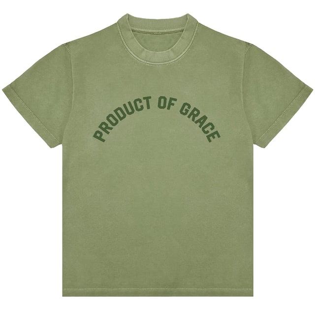 Product of Grace Box Tee- Mint