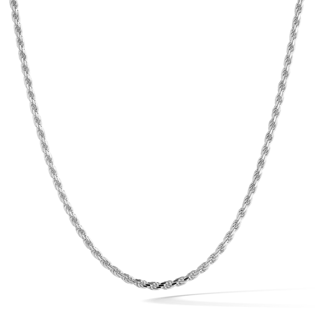 Rope Chain, Sterling Silver (2.3mm)