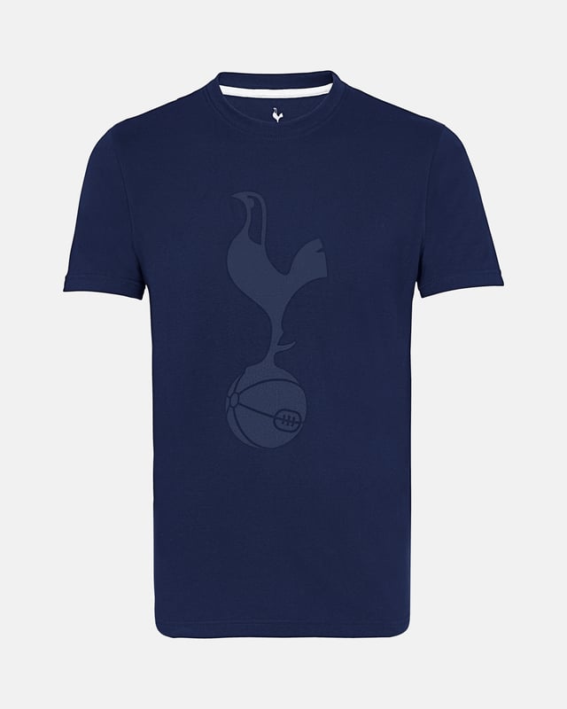Spurs Mens Cockerel Print Navy T-Shirt