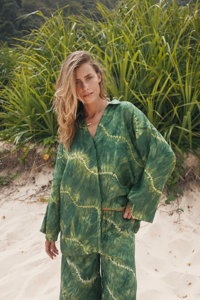 SUNDOWNER SHIRT - FOREST GREEN