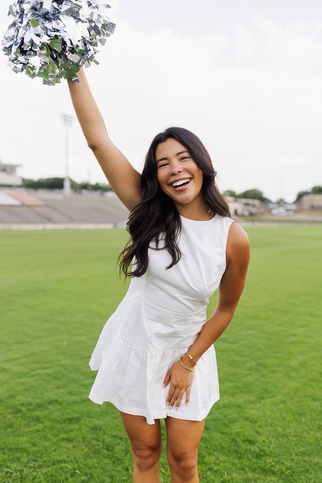 Bleacher Babe Dress - White