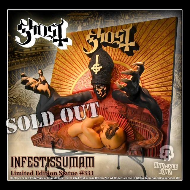 Ghost Infestissumam KnuckleBonz Statue