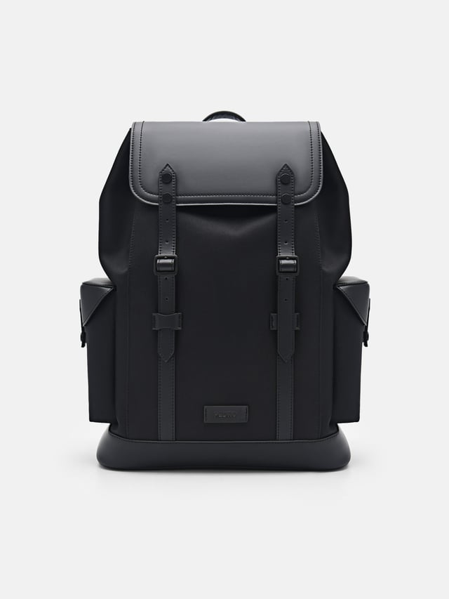 Black Jones Nylon Backpack | PEDRO