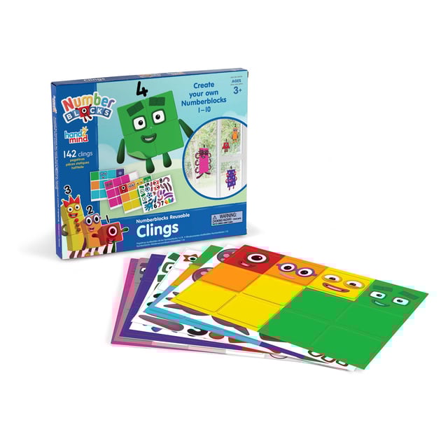 Numberblocks® Reusable Clings