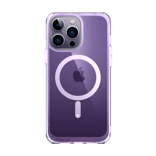 iPhone 14 Pro Max 6.7 inch Unicorn Beetle MAG Slim Clear MagSafe Case-Purple Fog