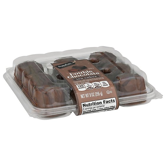 Signature SELECT Double Chocolate Tea Cakes - 9 Oz