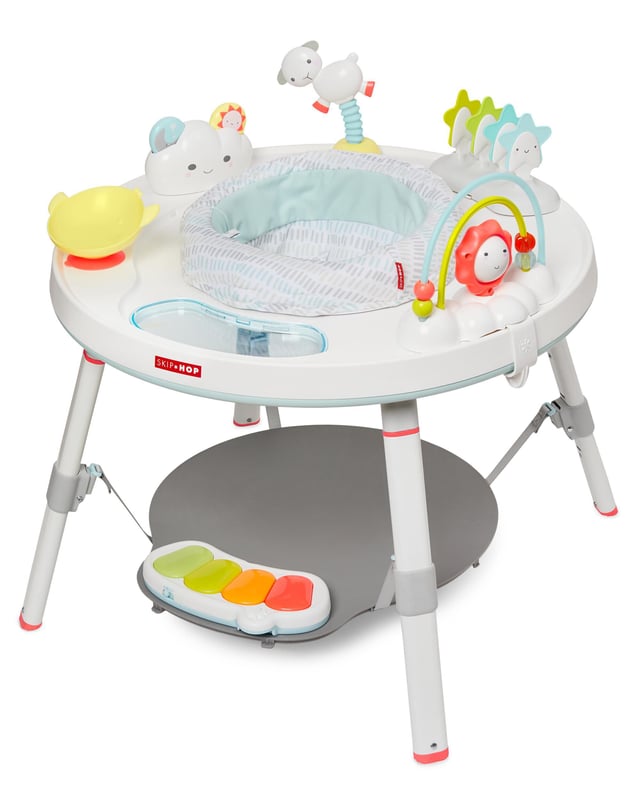 Multi Silver Lining Cloud Baby's View 3-Stage Activity Center | skiphop.com
