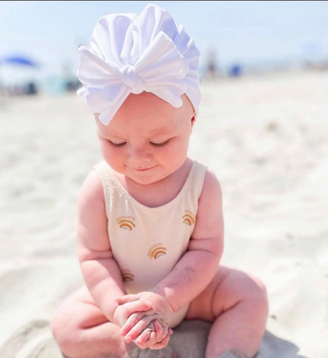 Genevieve | Cloud White | Swim Headwrap