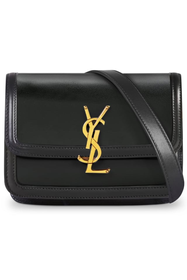 SOLFERINO SATCHEL IN BOX | BLACK/GOLD