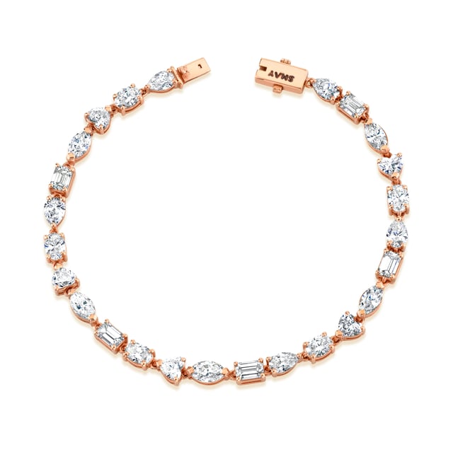 MINI MIXED DIAMOND TENNIS BRACELET