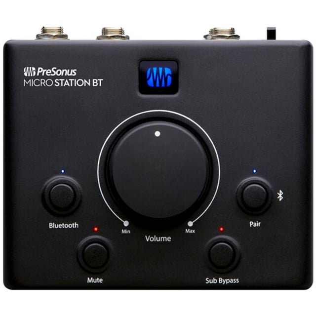 PreSonus MicroStation BT 2.1 Compact Desktop Monitor Controller w/ Bluetooth