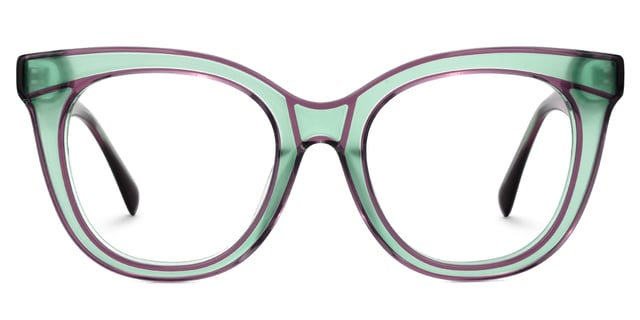 Feivel - Cat Eye Purple Eyeglasses
