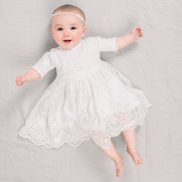 Eliza Lace Dress & Headband