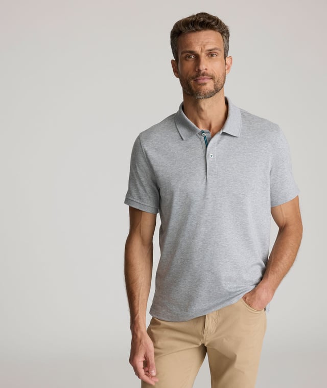 Wrinkle-Free Damaschino Polo