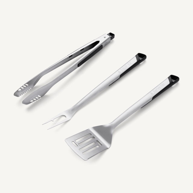 NEW Heavy-Duty Grill Tool Set – Spatula, Fork & Tongs