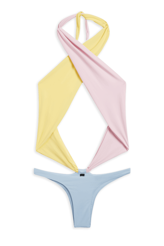 Showpony Swimsuit // 3tone pastel