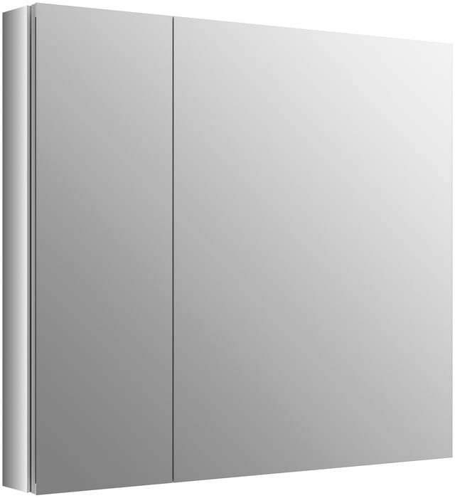 Verdera® Aluminum Medicine Cabinet with Adjustable Magnifying Mirror and Slow-Close Door