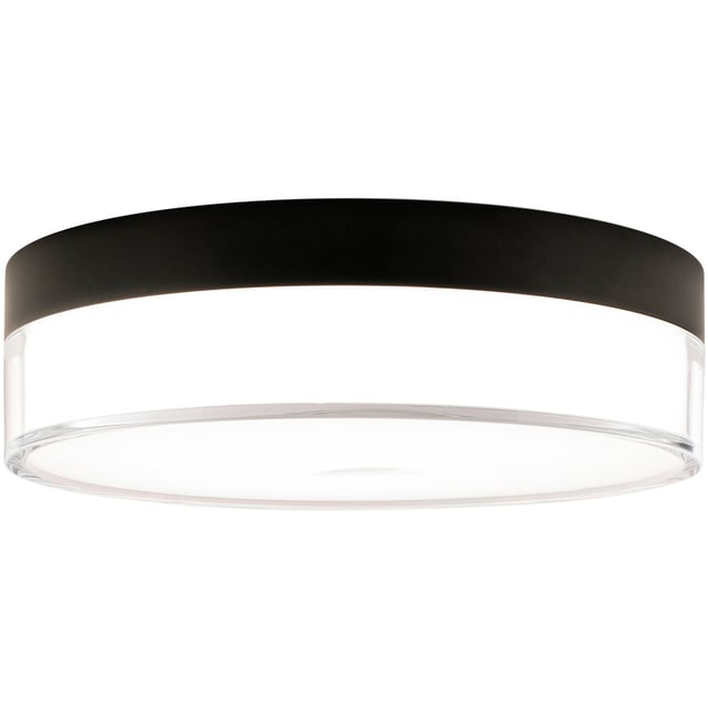 Twist-N-Lite LED 9 inch Black Flush Mount Ceiling Light