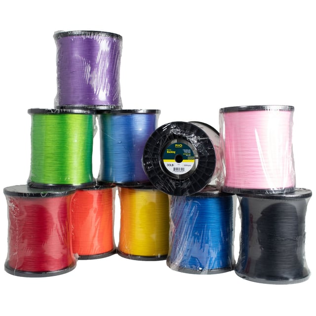 RIO Dacron Fly Line Backing 5000 yd. Spools 20, 30 pounds, Multiple Colors