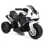 Kids Ride on Motorcycle with Training Wheels Head Light