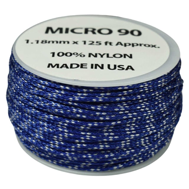 1.18 mm (3/64”) Micro Cord EMS Made in the USA Nylon/Nylon (125 ft)