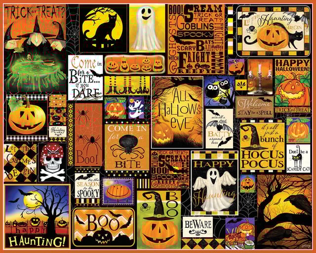 Happy Haunting (1923pz) - 1000 Piece Jigsaw Puzzle