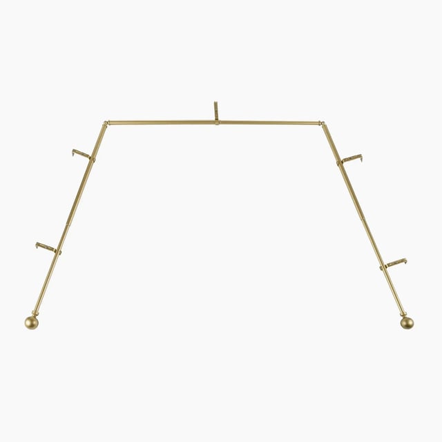 Jaylon Bay Window Curtain Rods 59-106 Inches Length