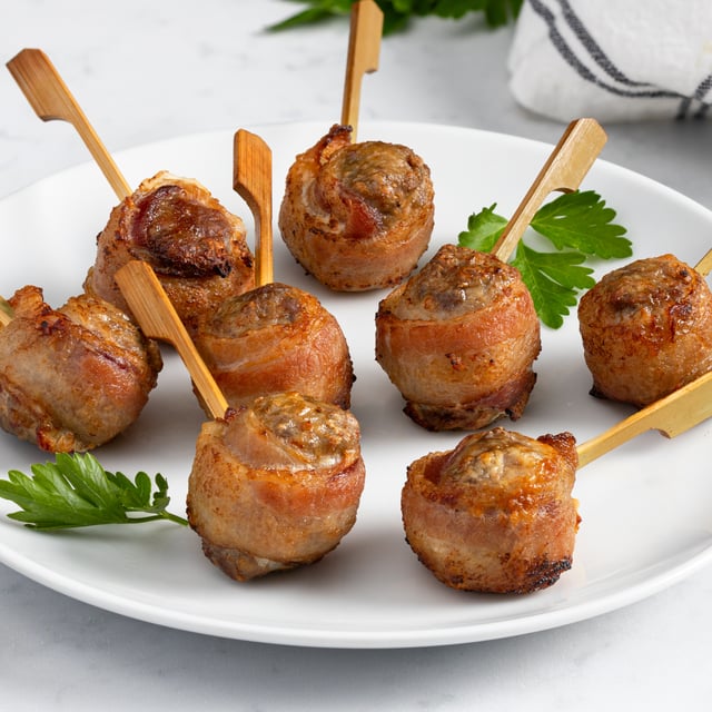 Bacon Wrapped Wagyu Skewers (8 Pieces)