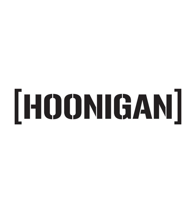 Hoonigan SMALL DIE CUT CENSOR BAR BRACKET LOGO Sticker (10")