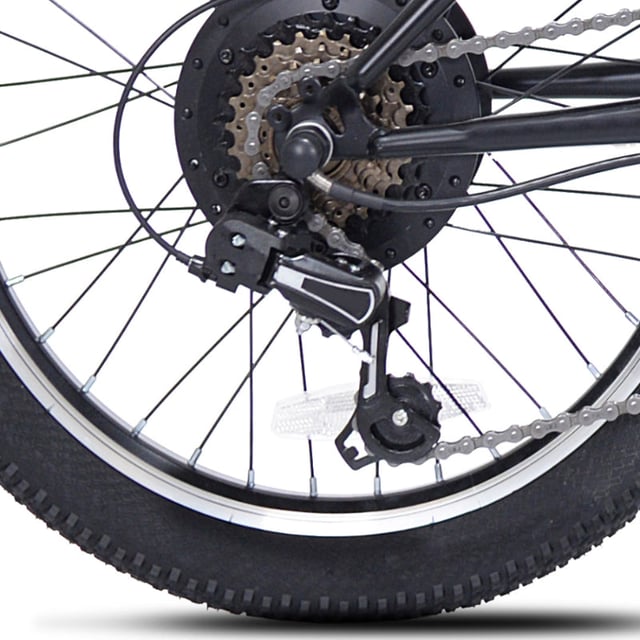 20" Kent Torpedo Black-Yellow E-Bike, Replacement Rear Derailleur