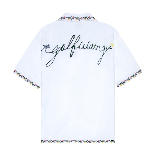 GARDEN LINEN BUTTON UP by GOLF WANG