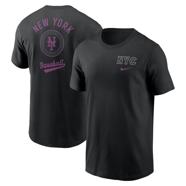 Men's New York Mets Nike Black City Connect T-Shirt