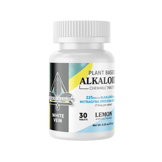 7-OH Chewable Tablets - White Vein - Advanced Alkaloids