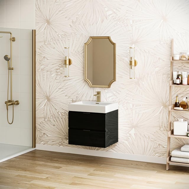 Fresca FCB8324GG-I Valencia 24" Dark Slate Gray Floating Modern Bathroom Vanity
