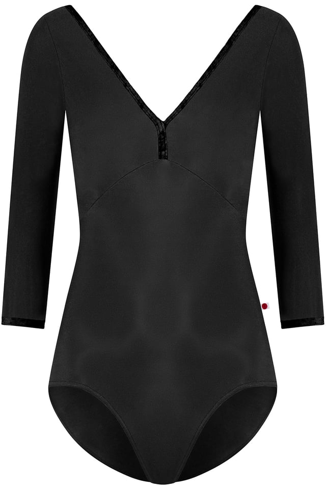 Alicia Nylon/Crushed-Velvet-Black 3Q