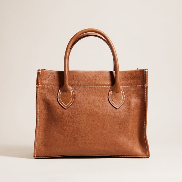 Parker - Leather Pebbled Cognac