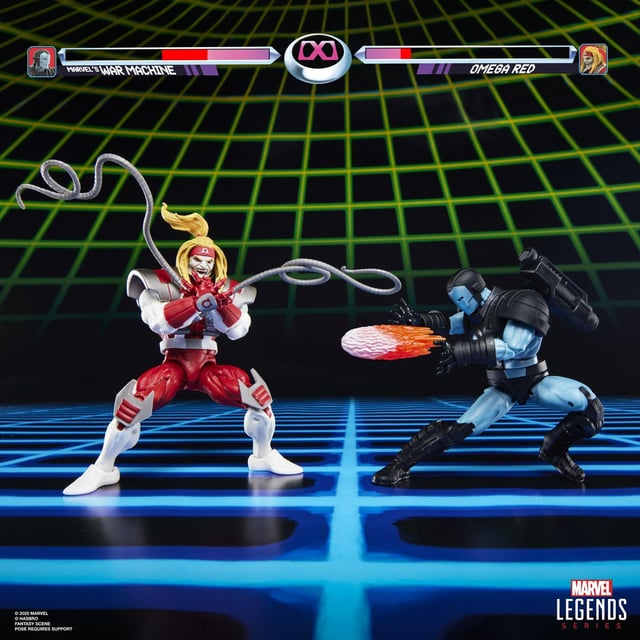 Marvel Legends Series Gamerverse Marvel's War Machine vs Marvel's Omega Red