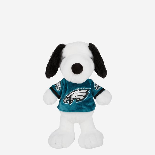 Philadelphia Eagles Snoopy Peanuts Team Jersey Plush