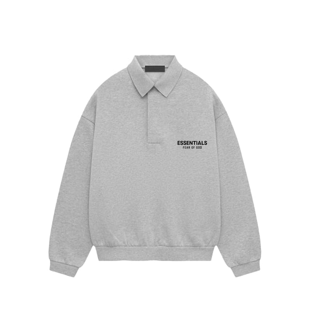 Fear of God Essentials Mens Fleece Polo Shirt
