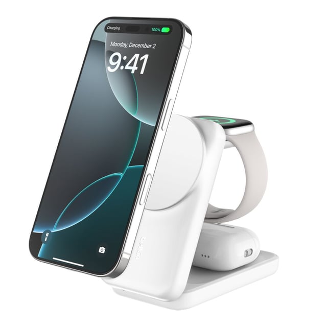 3-in-1 Foldable Magnetic Charger with Qi2 25W