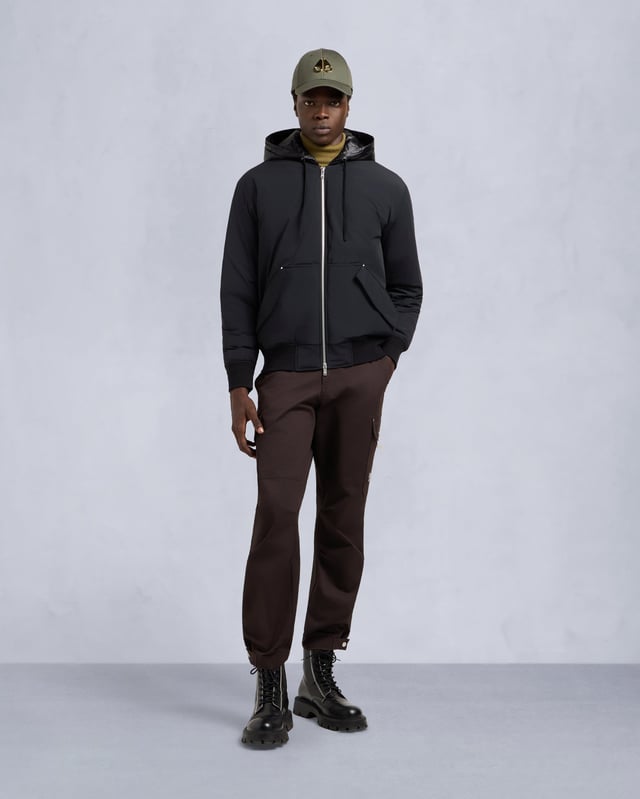 BRIXTON BOMBER JACKET-BLACK
