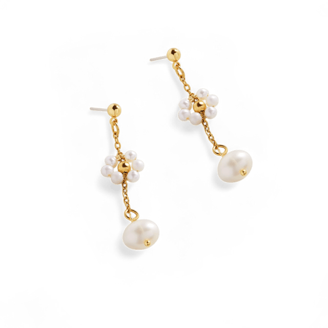 Marguerite Pearl Earrings