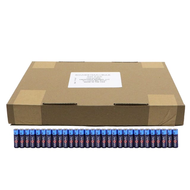 Rayovac High Energy AA Batteries 620/Tray