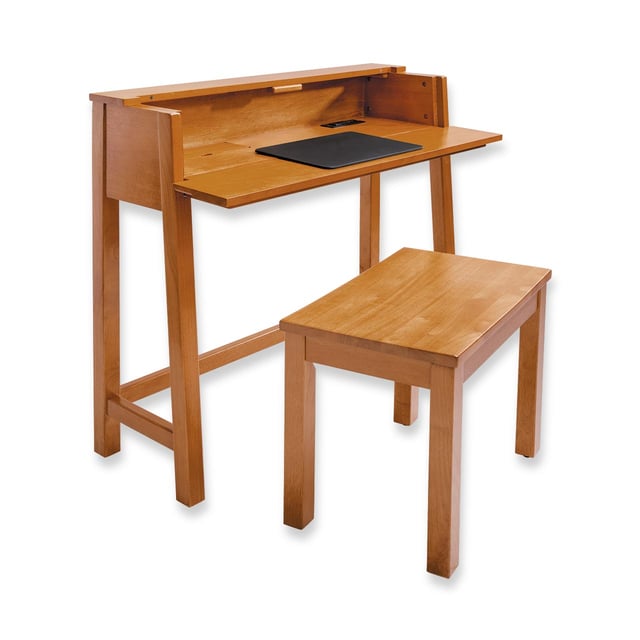 No-Room Convertible Desk and Stool