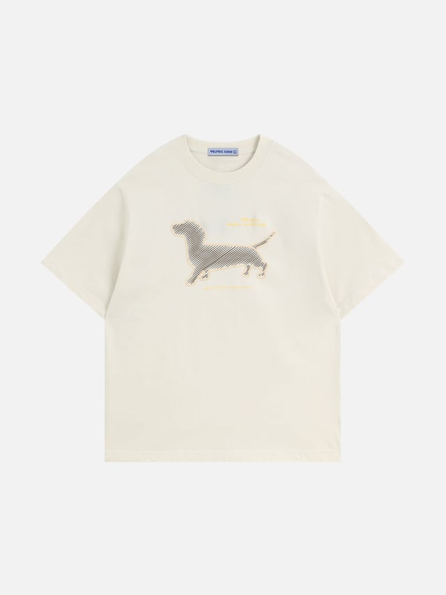 Aelfric Eden Graffiti Dachshund Print Tee