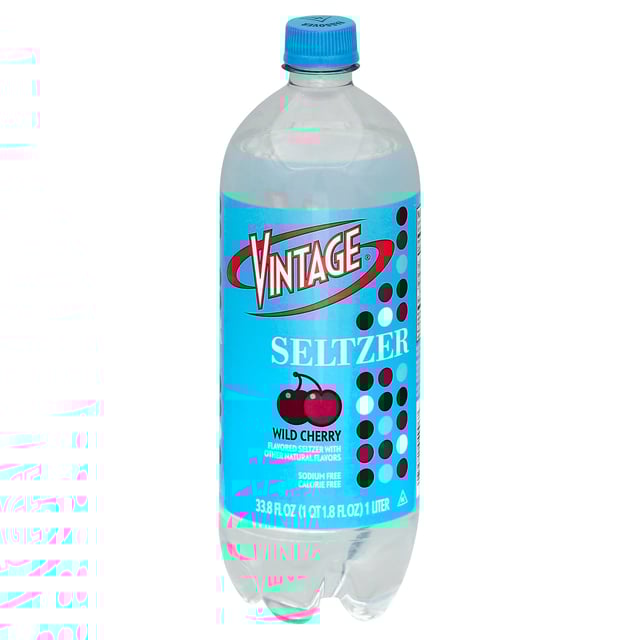 Vintage Seltzer Cherry - 33.8 FZ 12 Pack