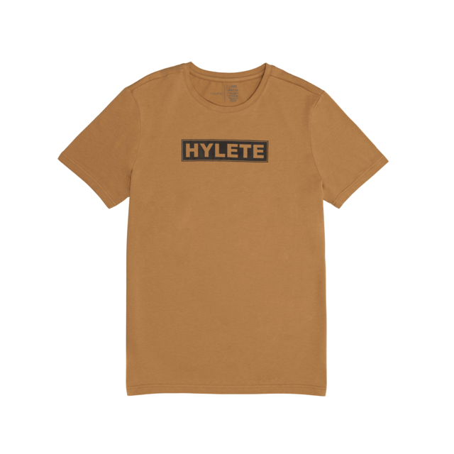 Block Logo HY-Blend Crew Tee Tan